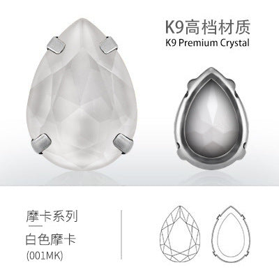 Waterdrop Hollow Claw Drill Special-Shaped Hand-Seam Drill 40mm Thickened Base Support Clothing Accessories Accessories Piercing Hollow Claw Drill