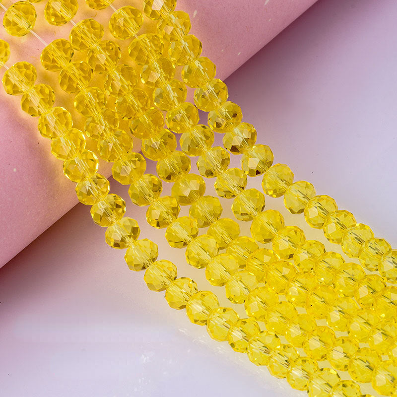 6mm 8mm Flat Bead with Hole in The Middle for Bracelet Necklace Accessories
