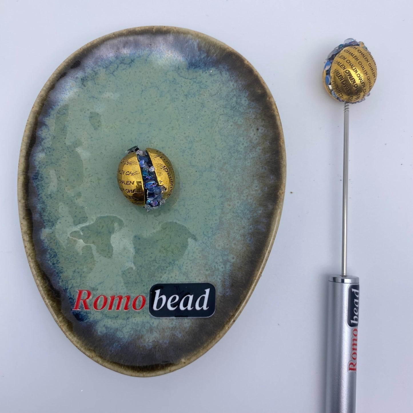 176. supper fancy beads - Romo bead