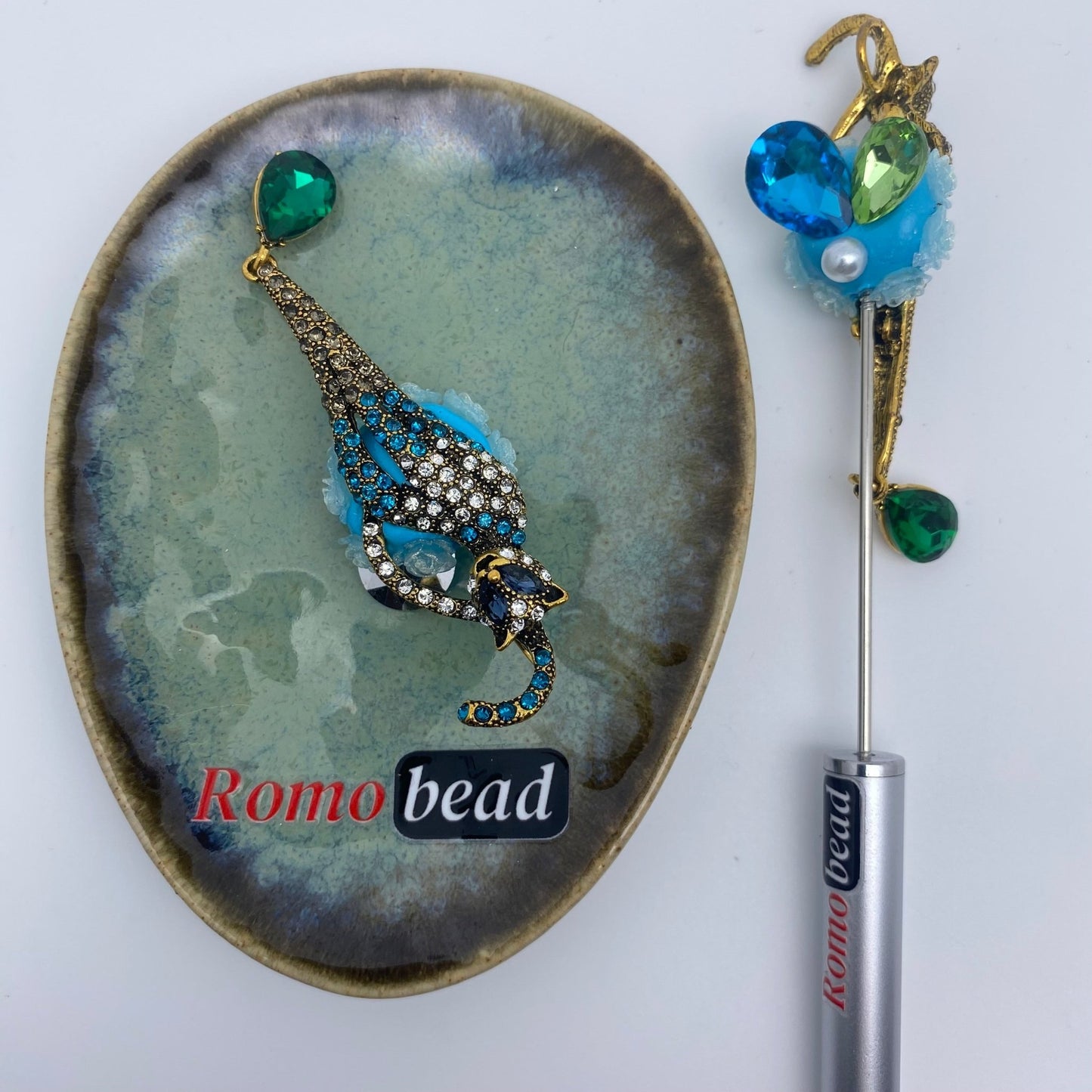 196. supper fancy beads - Romo bead