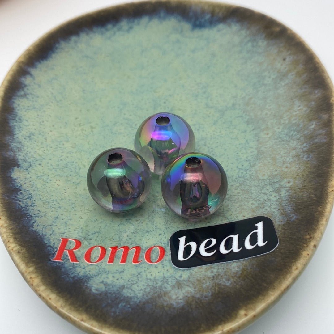22. Clear UV round 16mm beads - Romo bead