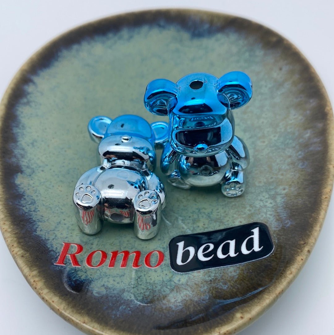 37. Shiny omber Uv bear beads - Romo bead