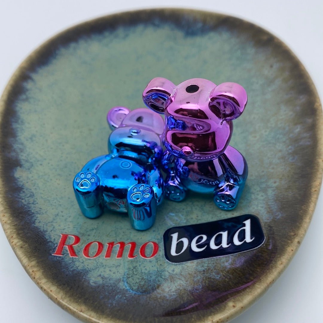 37. Shiny omber Uv bear beads - Romo bead