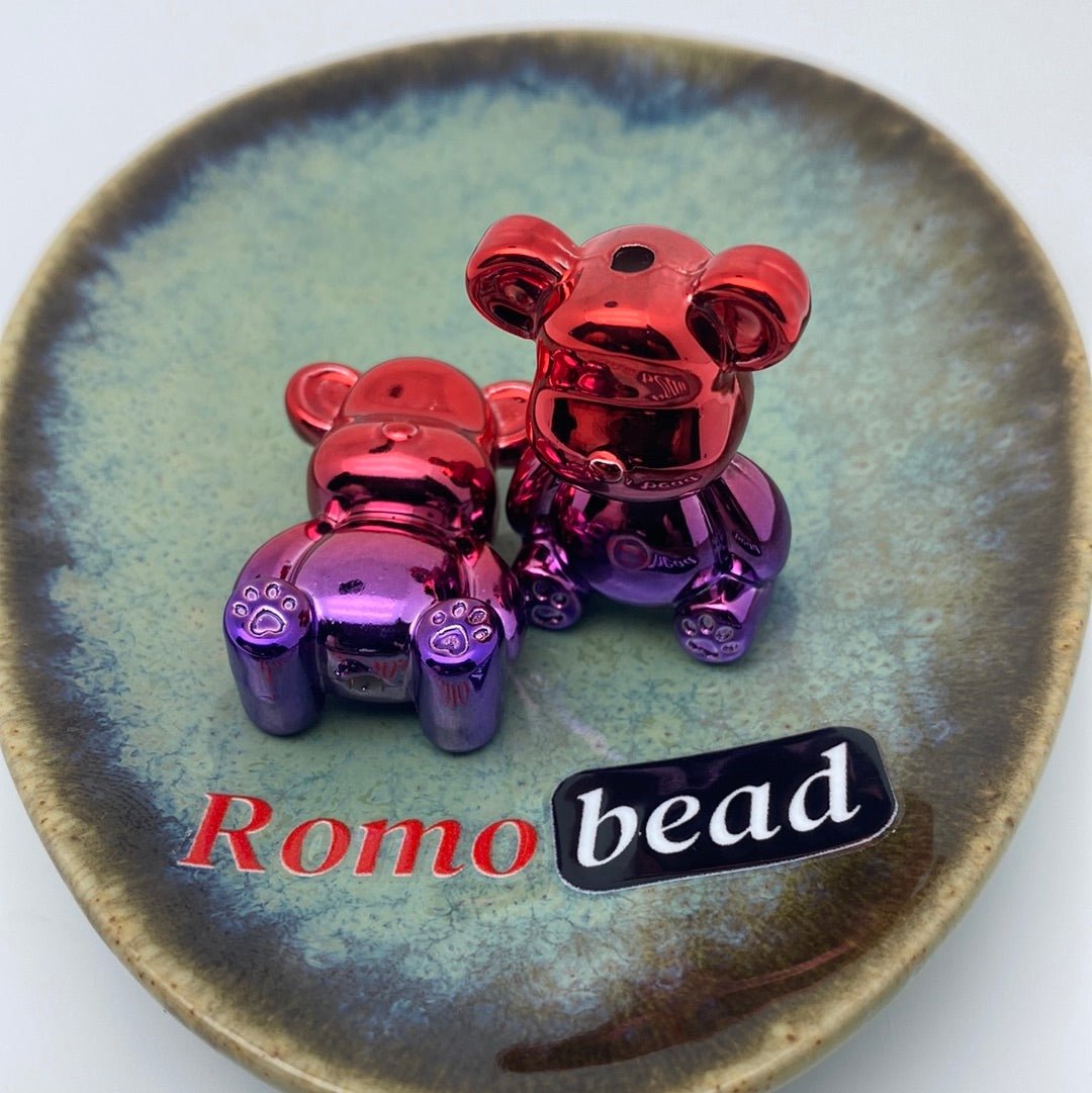 37. Shiny omber Uv bear beads - Romo bead
