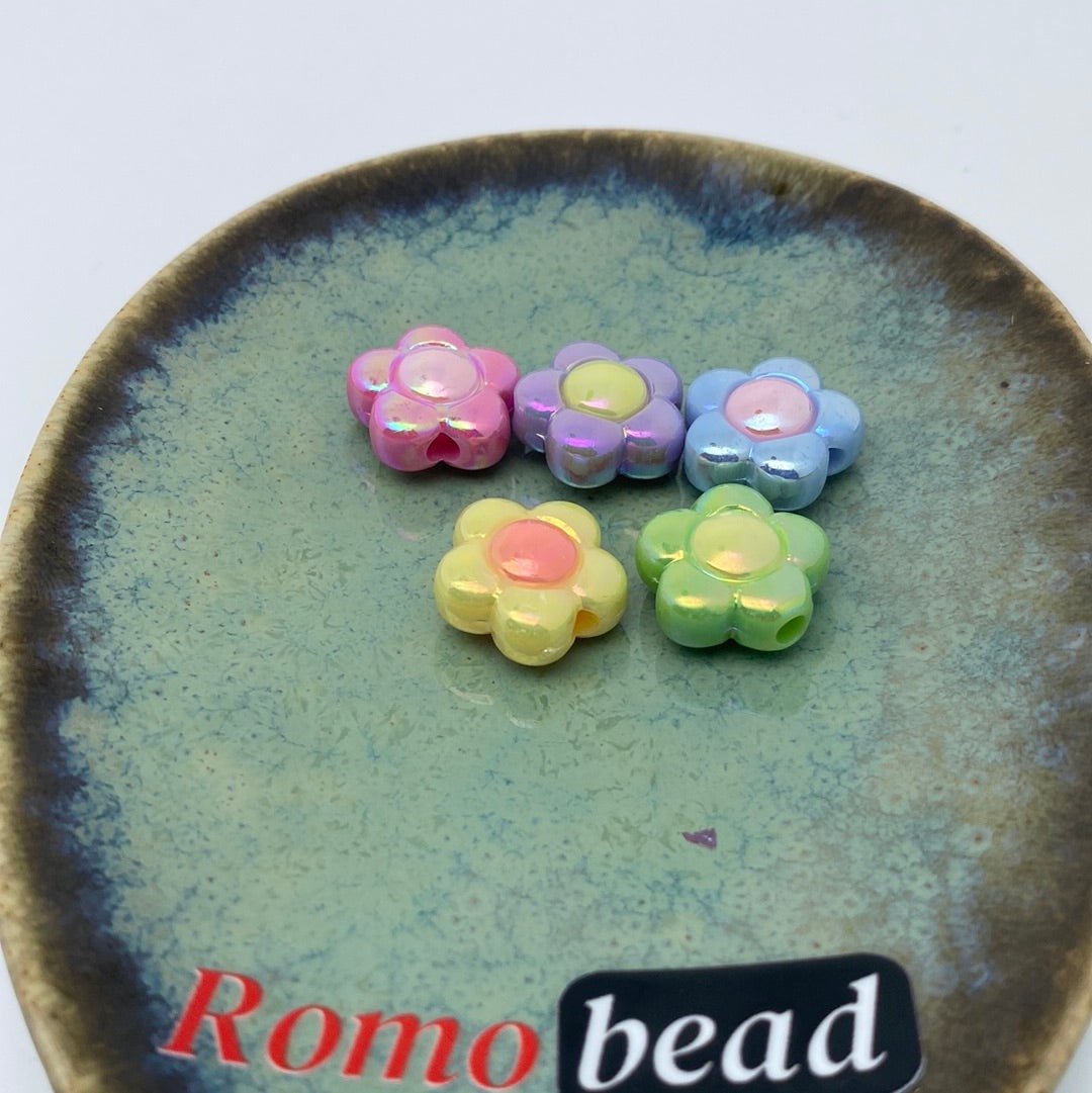 69. flower uv beads - Romo bead