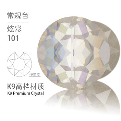 Cross-border K9 gemstone flower crystal glass special-shaped rhinestone headband, phone case crystal accessories, nail art diamond gemstone flower diamond beads