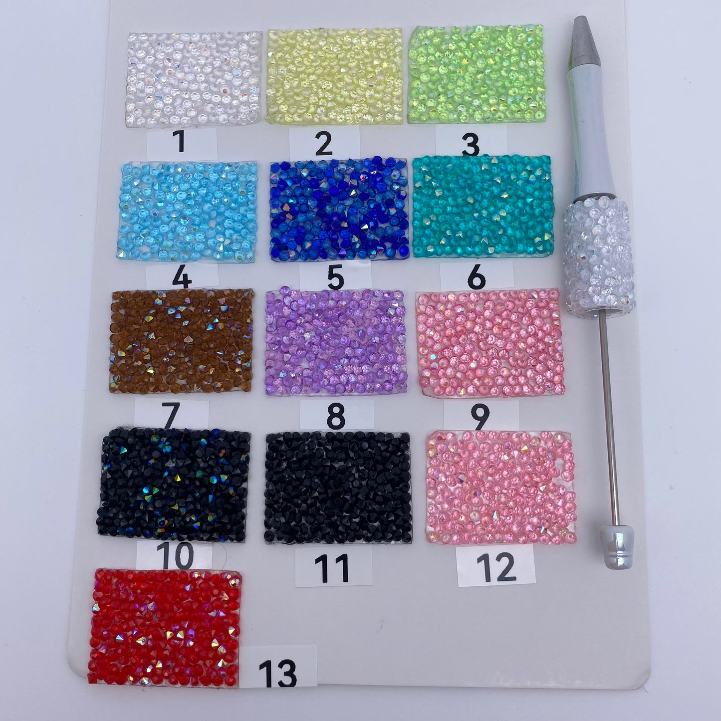 Self-Adhesive Wrap Sheets for DIY Beadable Pens, Jewelry & Crafts