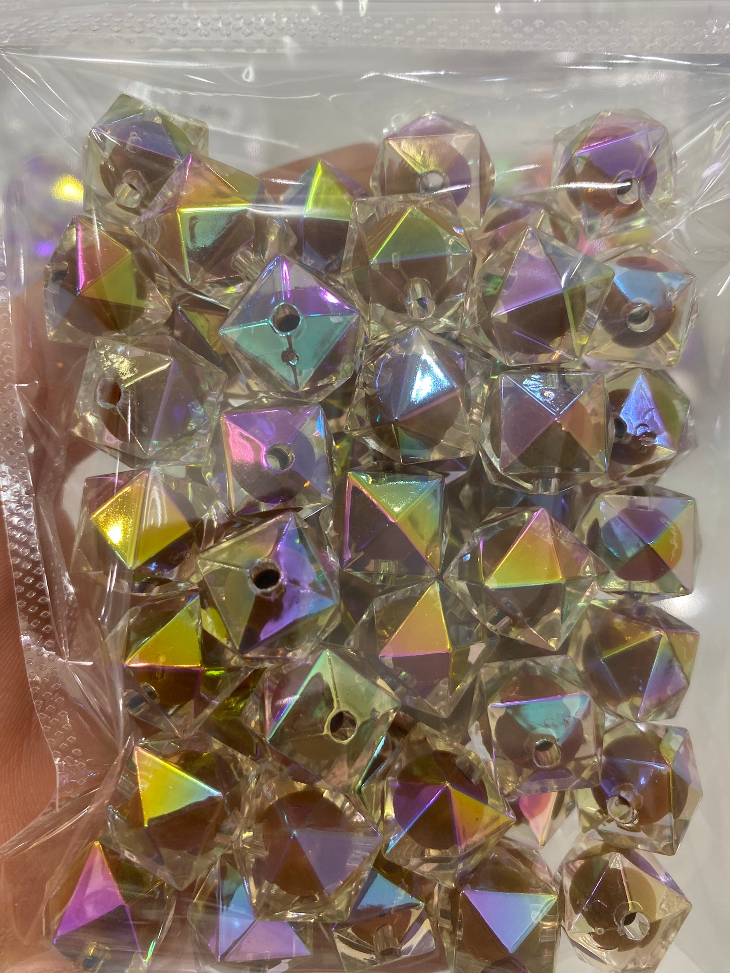 362. Hexgan uv beads brown color 50 pcs