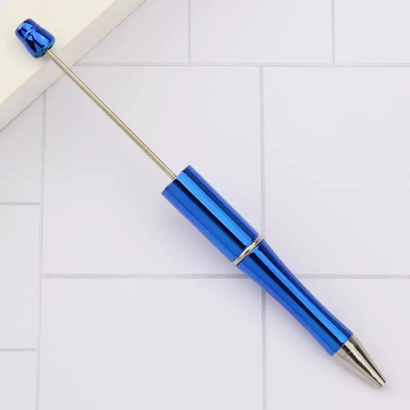 New Beaded Ballpoint Pens Plastic Beadable Pens Wedding Favors Birthday Party Gifts Student Stationery Pens
