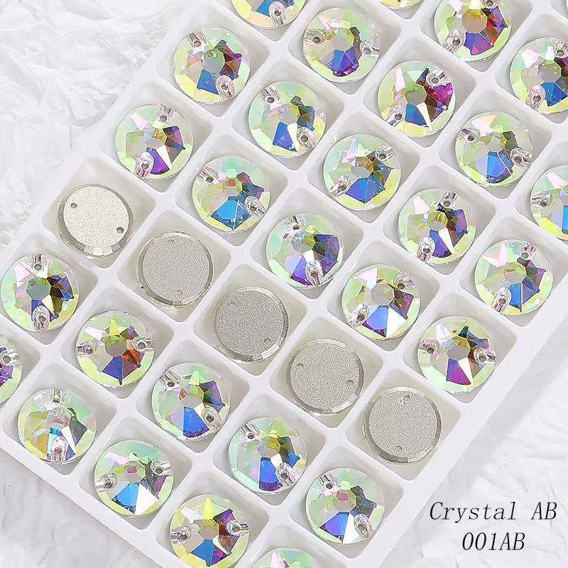 Cushion Rhinestones Glitter Opal Series Glass Charms Nail Art Beads Jewelry Making Accessories Glass Beads Stones