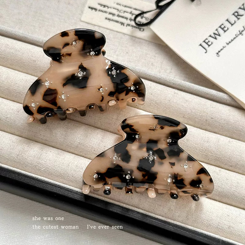Korean Style Half-Up Small Claw Clip for Women, High-End 2026 New Shark Hair Clip at the Back of the Head, Small Volume Hair Clip, Ponytail Clip