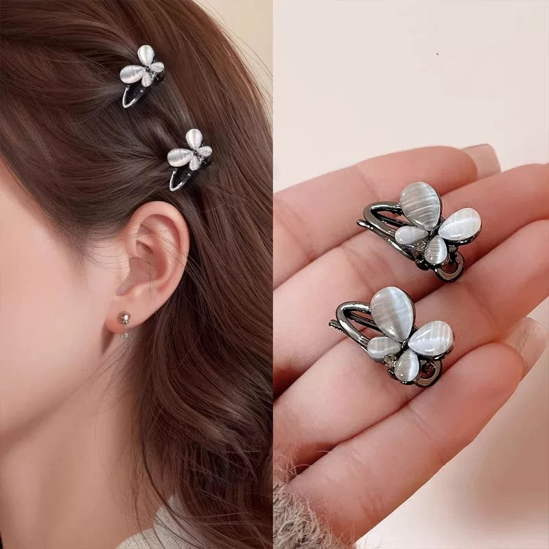 Korean small hair clips, side-frontal bangs clips, broken hair clips, high-end hair clips, loose hair clips, flashing diamond duckbill clips