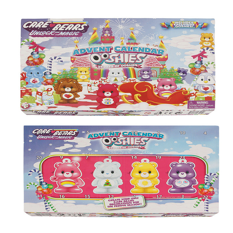 New colorful bear plush toy doll doll pendant baby bear peripheral gift cute office ornament