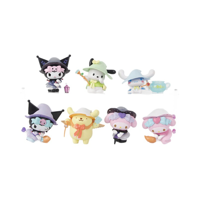 Sanrio Magic Story series blind box trendy toy figurine ornaments Kuromi Melody wholesale gifts