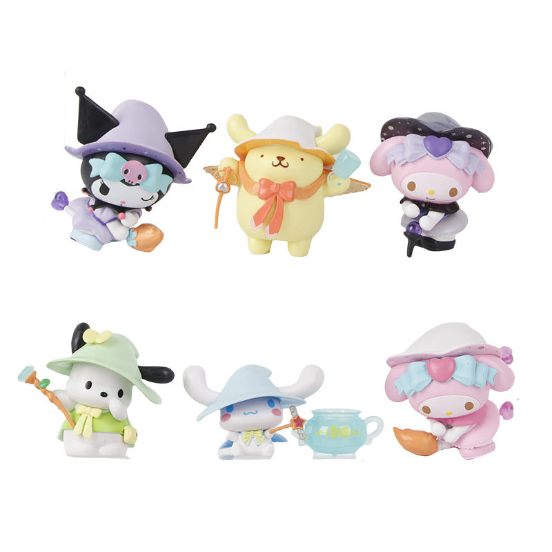 Sanrio Magic Story Blind Box Kulomi Melody Handicraft Doll Desktop Ornaments Girls' Day Gifts