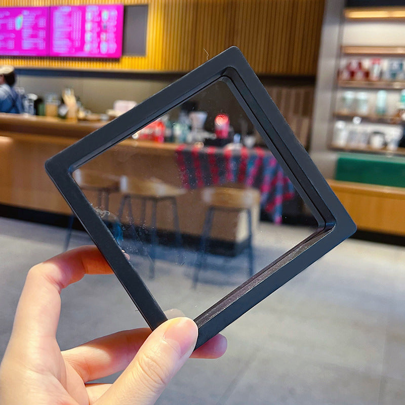 Jewelry PE suspension box, transparent bracelet box, display rack, dustproof storage box, temple Buddha bead box, film packaging box