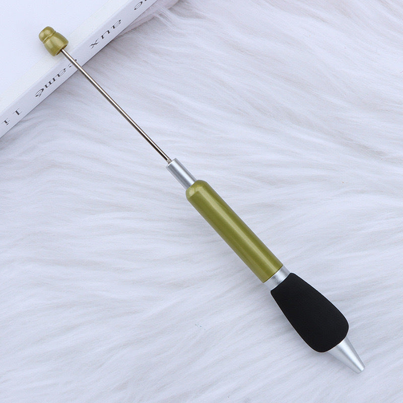 DIY press ballpoint pen creative glue spray sheath grip ballpoint pen ins macaron puzzle student stationery wholesale