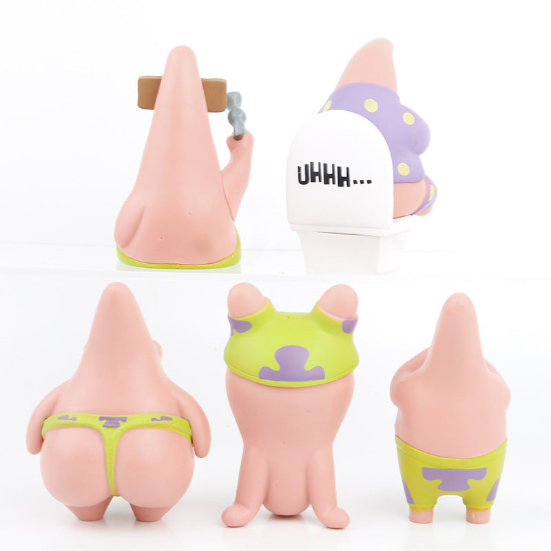 SpongeBob SquarePants Pie Big Star Series Figure Blind Box Pie Big Star Trendy Play Gift Ornaments Funny Novelty Trend Desktop