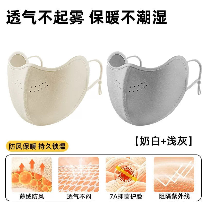 Warm mask, windproof and cold-resistant, 2026 new women's high aesthetic value autumn/winter warm mask, multi-purpose Northeast anti-freeze face
