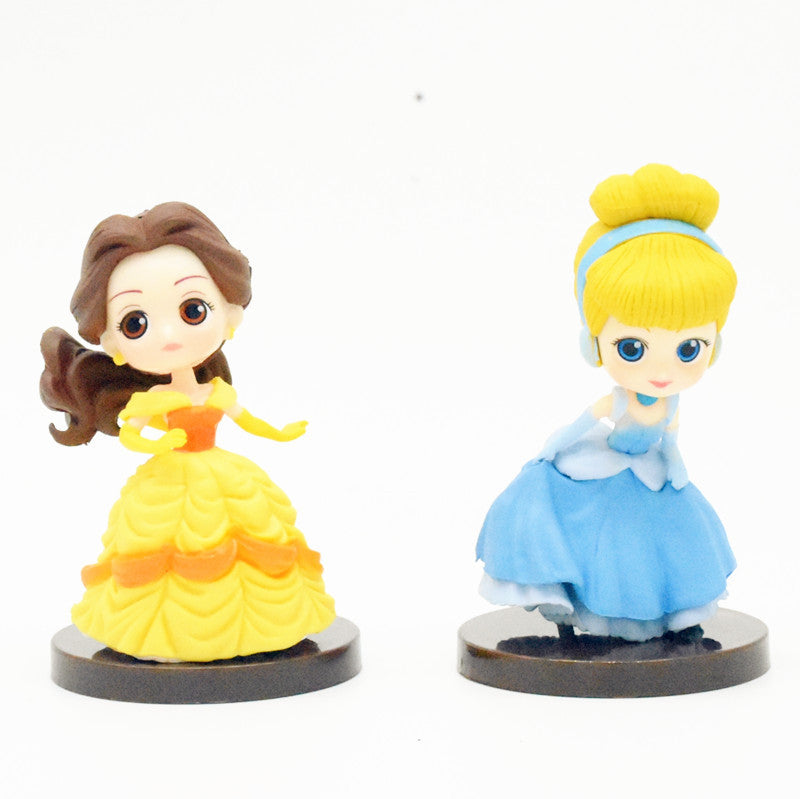 8 2nd generation princess mermaid ornaments cute girl gift cake decoration car ornaments anime figure dolls