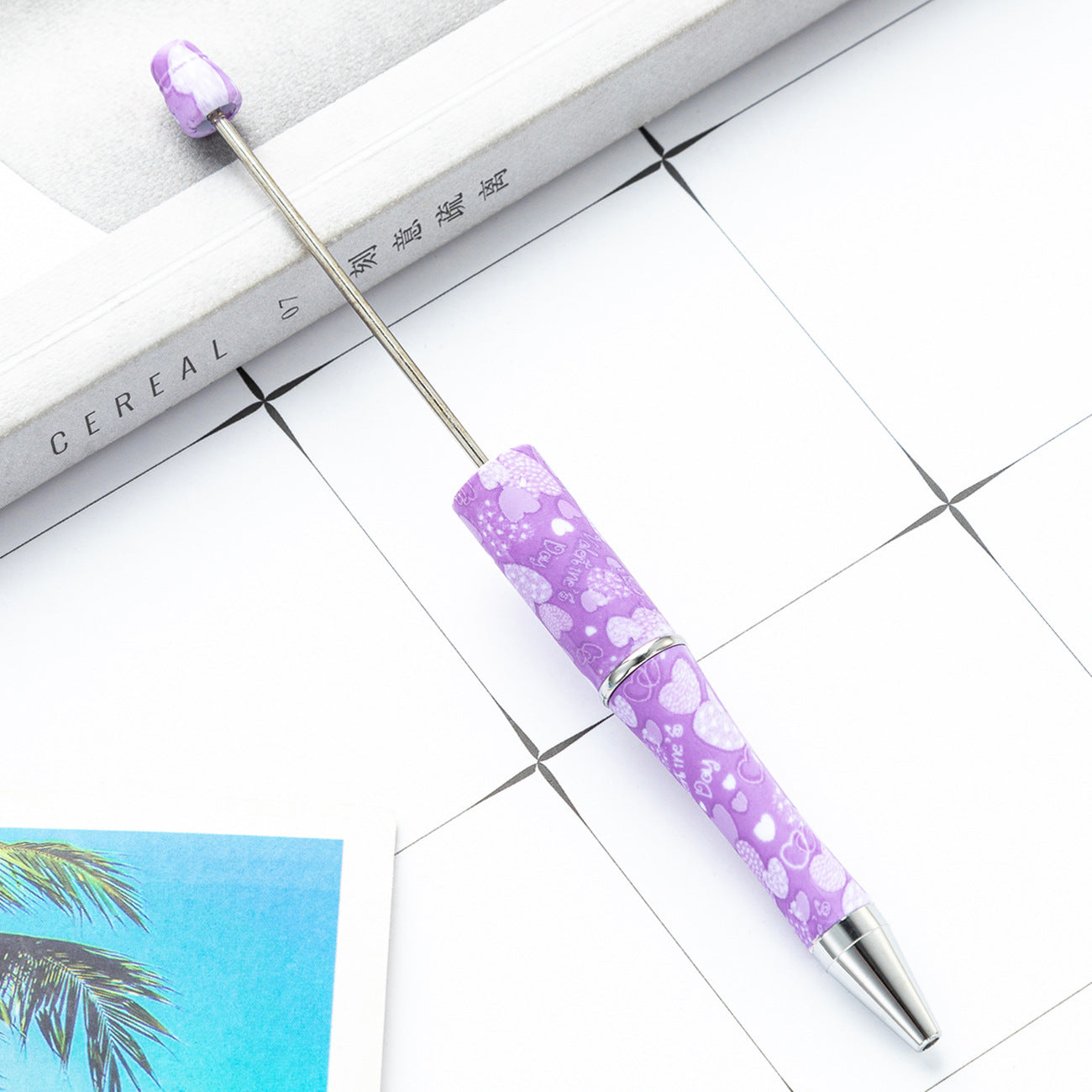 Valentine's Day Beadable Ballpoint Pen – DIY Love Gift Pen | Multiple Colors