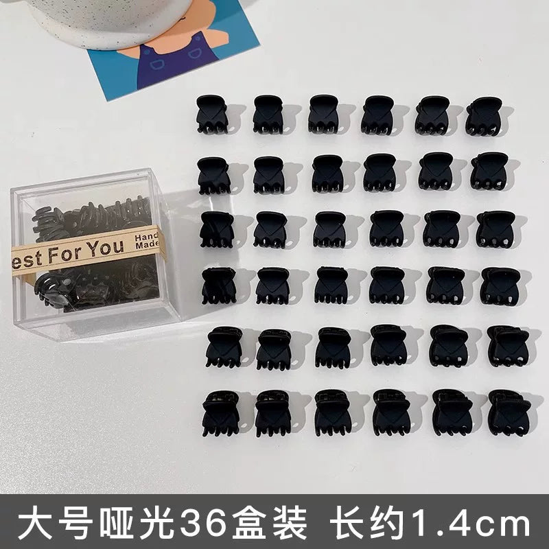 Forehead princess head small catch clip hairpin small broken hairpin headgear hairpin female net red side bangs clip clip
