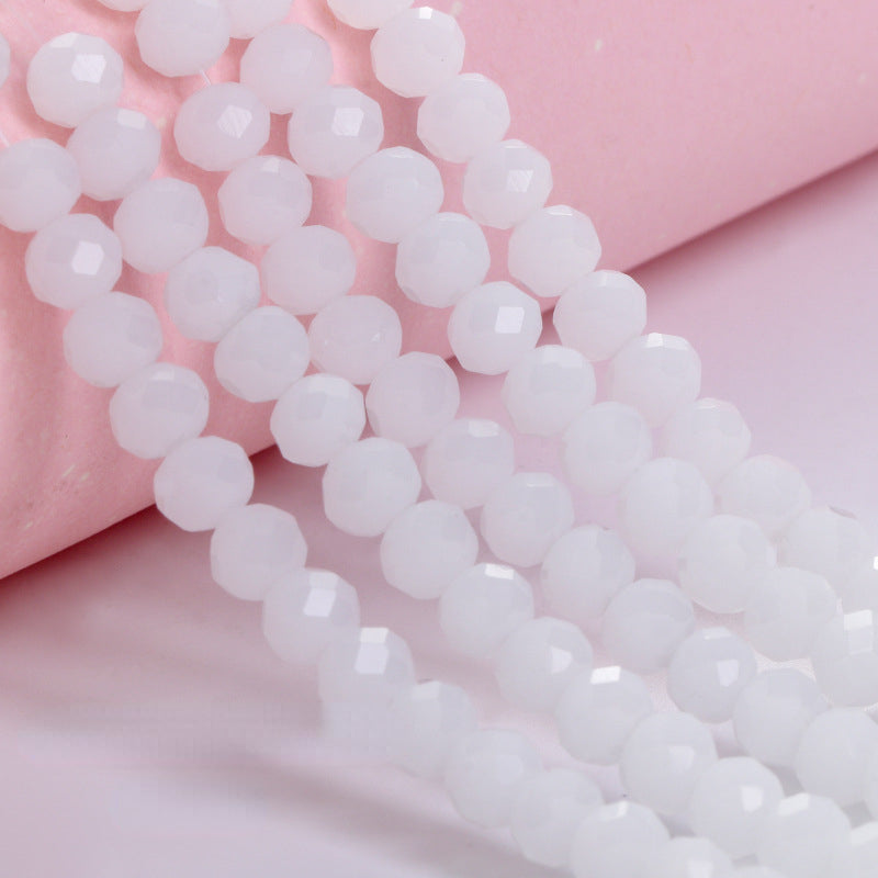 6mm 8mm Flat Bead with Hole in The Middle for Bracelet Necklace Accessories