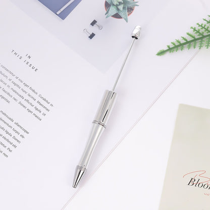 New Beaded Ballpoint Pens Plastic Beadable Pens Wedding Favors Birthday Party Gifts Student Stationery Pens