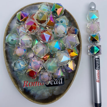 101. double layer diamond clear uv beads - Romo bead