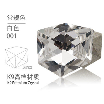 K9 Nail New Pointed Base Ice Cube Crystal Diamond Nail Stickers Diamond DIY Accessories Nail Art Accessories Nail Stickers