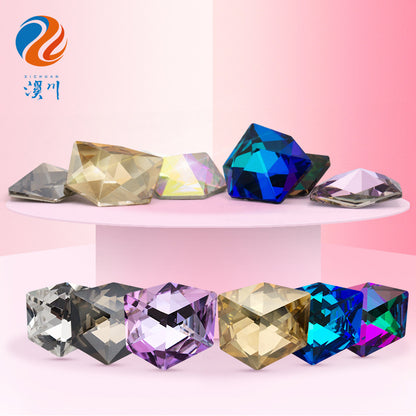 K9 Nail New Pointed Base Ice Cube Crystal Diamond Nail Stickers Diamond DIY Accessories Nail Art Accessories Nail Stickers