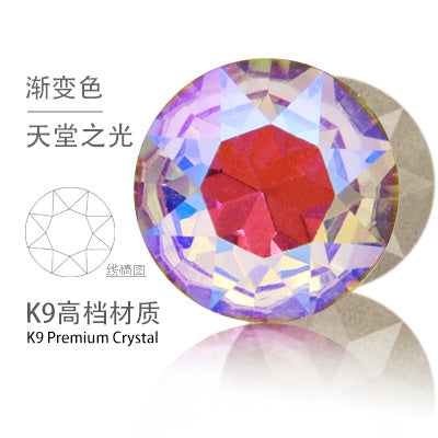 Cross-border K9 gemstone flower crystal glass special-shaped rhinestone headband, phone case crystal accessories, nail art diamond gemstone flower diamond beads