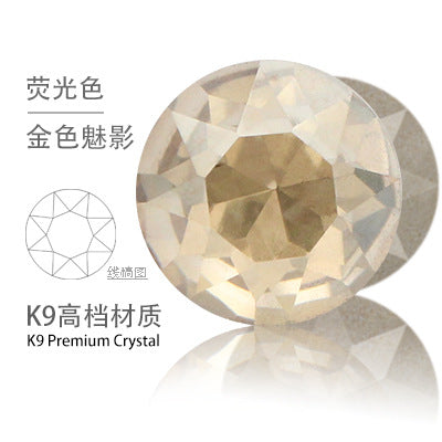Cross-border K9 gemstone flower crystal glass special-shaped rhinestone headband, phone case crystal accessories, nail art diamond gemstone flower diamond beads