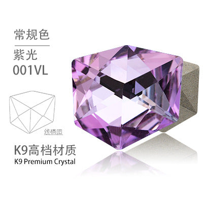 K9 Nail New Pointed Base Ice Cube Crystal Diamond Nail Stickers Diamond DIY Accessories Nail Art Accessories Nail Stickers