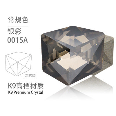 K9 Nail New Pointed Base Ice Cube Crystal Diamond Nail Stickers Diamond DIY Accessories Nail Art Accessories Nail Stickers