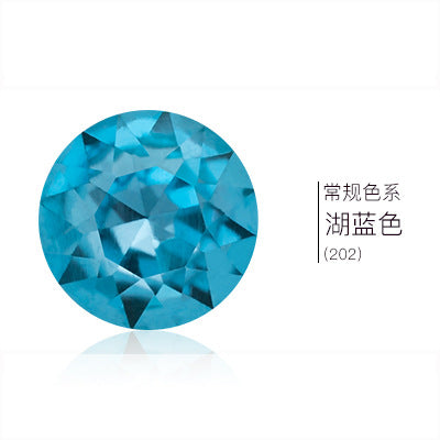 Pointed base round gemstone flower rhinestone phone case diamond material clothing accessories jewelry decoration irregular pointed base nail diamond