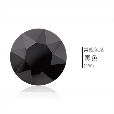 Pointed base round gemstone flower rhinestone phone case diamond material clothing accessories jewelry decoration irregular pointed base nail diamond