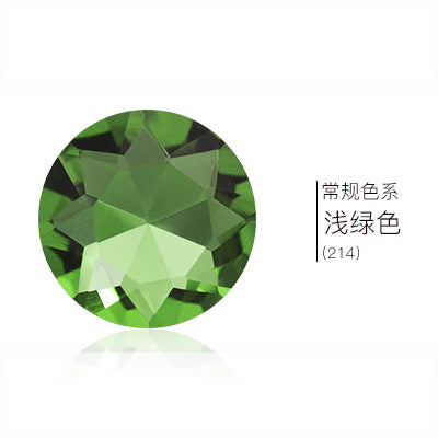 Pointed base round gemstone flower rhinestone phone case diamond material clothing accessories jewelry decoration irregular pointed base nail diamond