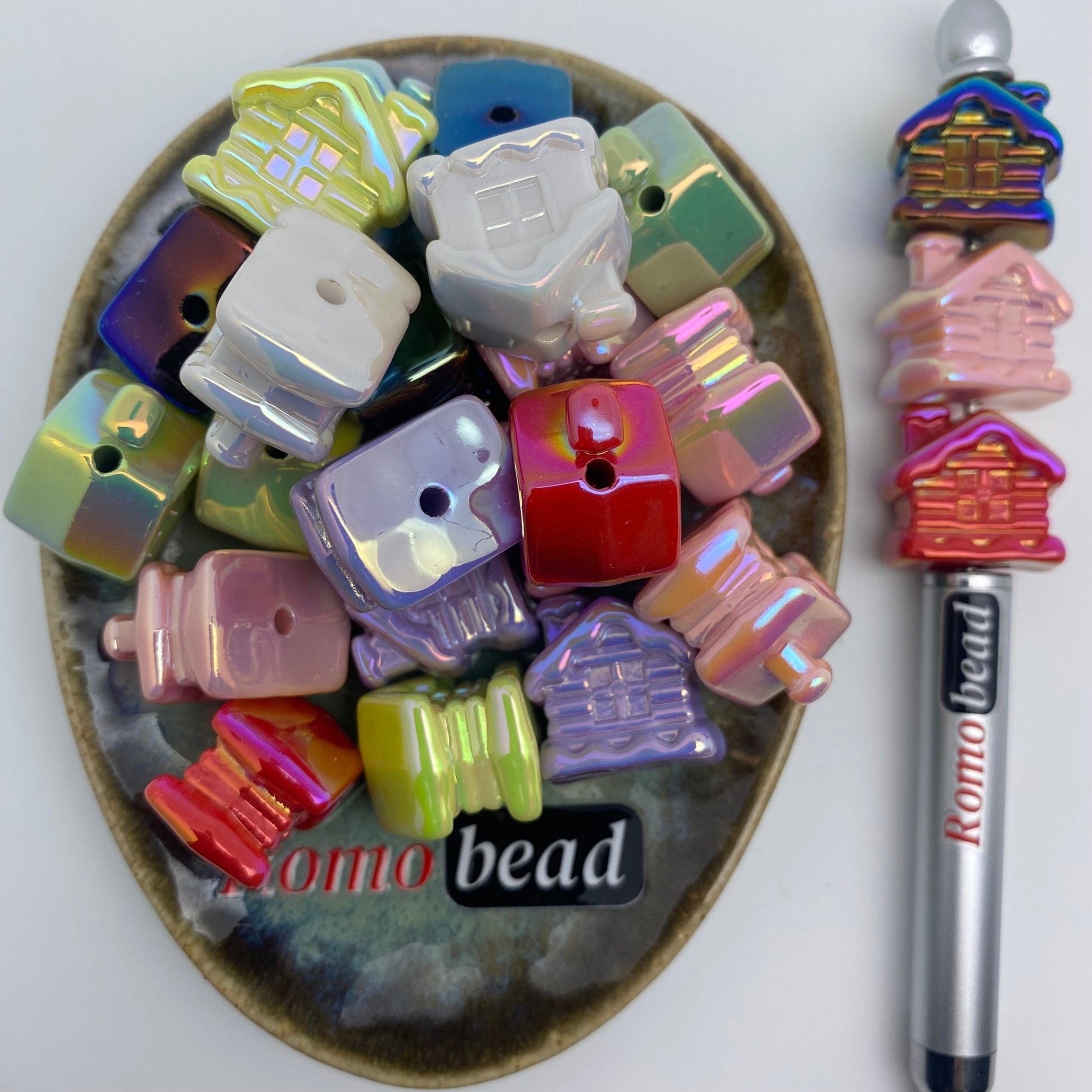 104. house UV beads - Romo bead