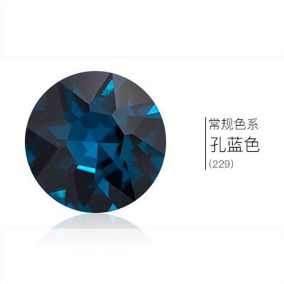 Pointed base round gemstone flower rhinestone phone case diamond material clothing accessories jewelry decoration irregular pointed base nail diamond