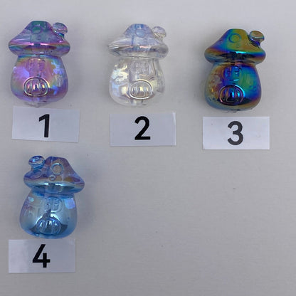 105. mushroom house UV beads - Romo bead