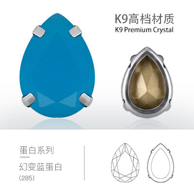Waterdrop Hollow Claw Drill Special-Shaped Hand-Seam Drill 40mm Thickened Base Support Clothing Accessories Accessories Piercing Hollow Claw Drill