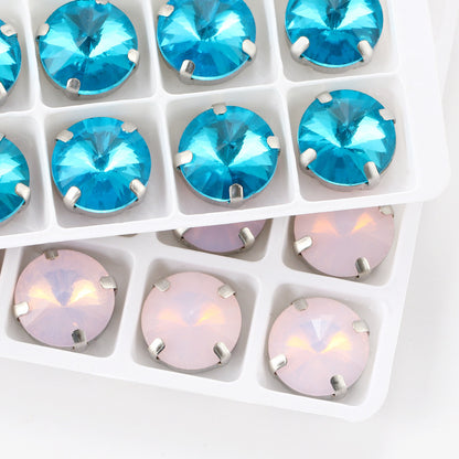 Factory direct sales satellite hollow claw drill glass special-shaped copper claw thickened hand-sewn garment accessories DIY accessories