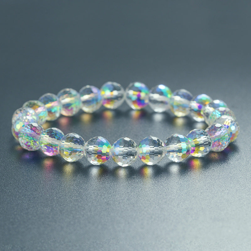 Factory direct sales of crystal, glass disco balls, DIY jewelry accessories, bracelets, beads, glass flat beads, wholesale