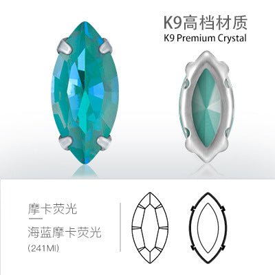 Xichuan factory direct sales, horse eye hollow claw drill, hand-sewn drill DIY accessories, clothing and shoe material accessories