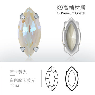 Xichuan factory direct sales, horse eye hollow claw drill, hand-sewn drill DIY accessories, clothing and shoe material accessories