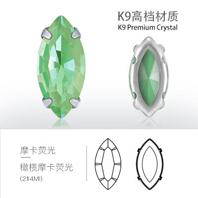 Xichuan factory direct sales, horse eye hollow claw drill, hand-sewn drill DIY accessories, clothing and shoe material accessories