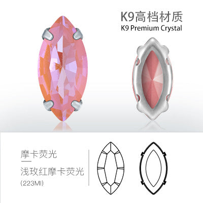 Xichuan factory direct sales, horse eye hollow claw drill, hand-sewn drill DIY accessories, clothing and shoe material accessories