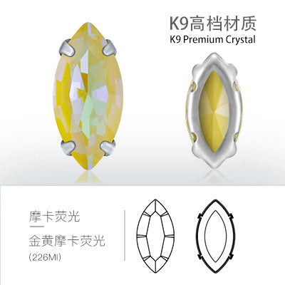 Xichuan factory direct sales, horse eye hollow claw drill, hand-sewn drill DIY accessories, clothing and shoe material accessories