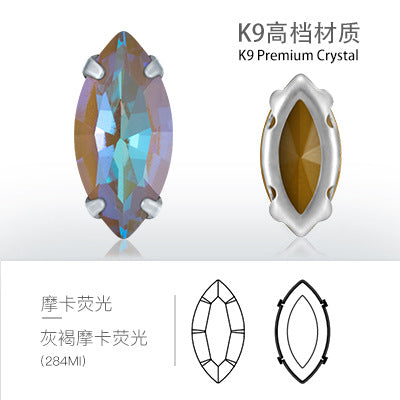 Xichuan factory direct sales, horse eye hollow claw drill, hand-sewn drill DIY accessories, clothing and shoe material accessories